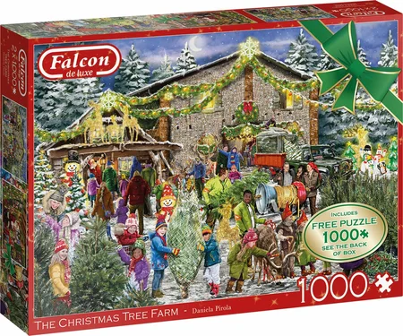 Puzzel Kerst Falcon Christmas 2X1000