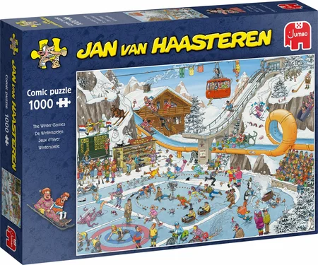 Puzzel Kerst Jan Van Haasteren Winter Games 1000