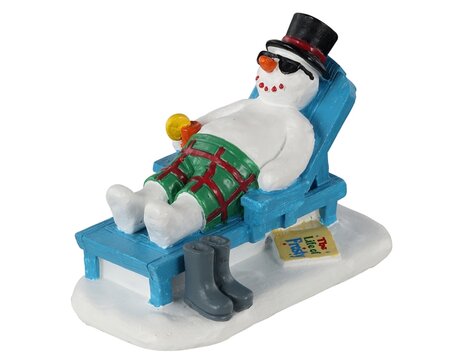 Relaxing Snowman - Lemax kerstfiguren