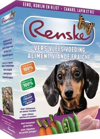 Renske vers hond adult eend&konijn 395gr