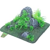 Boon ornament polyresin landscape rots met planten centre 24x12 cm