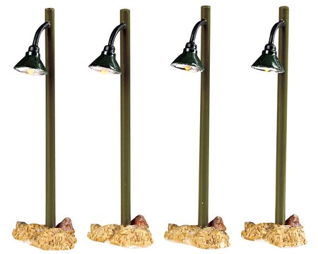 Rustic Street Lamp, Set Of 4, B/O (4.5V) Lemax - afbeelding 1