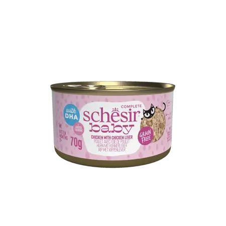 Schesir Baby Kitten Kip&Lever 12X70 Gr *