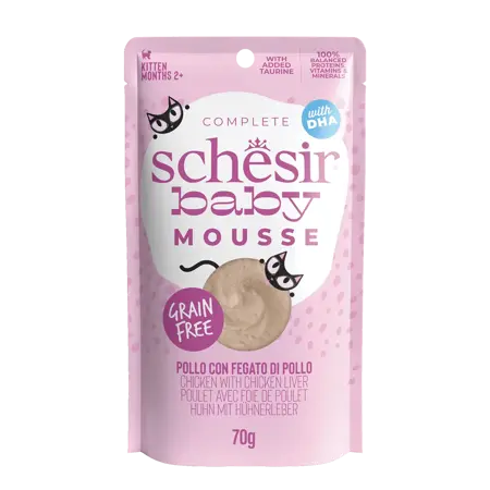 Schesir Baby Kitten Kip Mousse 12X70 Gr *