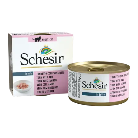 Schesir Cat Can Jelly Tuna&Ham 85Gr