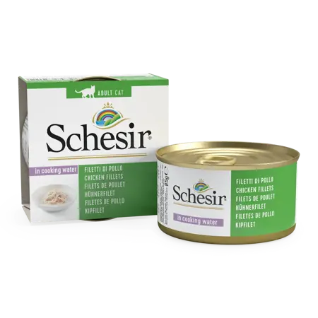 Schesir Cat Can Natural Brine Chicken 85Gr