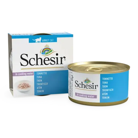 Schesir Cat Can Natural Brine Tuna 85Gr