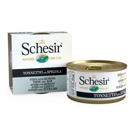 Schesir Cat Can Tonijn&Zeebaars 85Gr