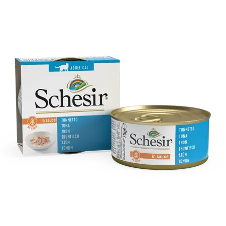 Schesir Kat Tonijn Saus 70Gr