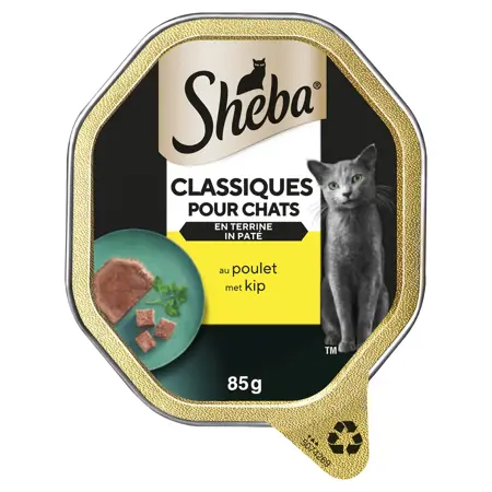 Sheba Classic Alu Paté Kip 85Gr