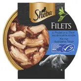 Sheba Filets Kip&Tonijn In Saus 60Gr