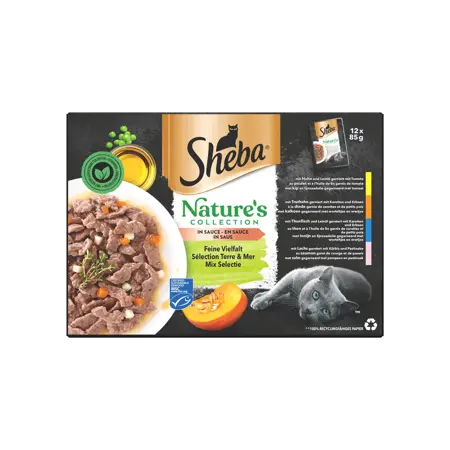 Sheba Natures Collection Gelei Mix Selectie Mp 12X85Gr