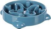 Slow Feeder Beno Blauw M 800Ml 21,5X21,5X4,5Cm - afbeelding 1