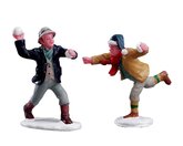 Snowball Fun, Set Of 2 - Lemax kerstfiguren