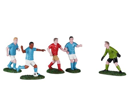 Soccer Practice, Set Of 5 - Lemax kerstfiguren