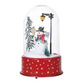 Stolp met Sneeuwpop in Sneeuw - D 23 x H 36 cm - afbeelding 2