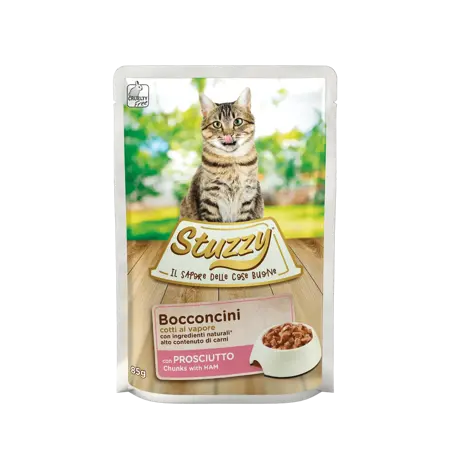 Stuzzy Cat Chunks Ham 85Gr