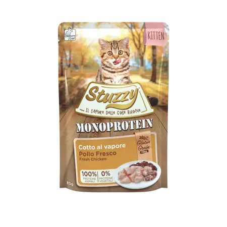 Stuzzy Kitten Monoprotein Kip 85Gr