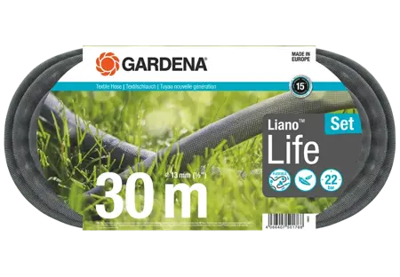 Gardena Textielslang Liano™ Life 30m, Set