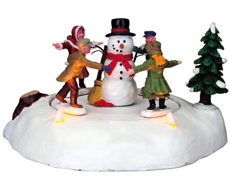 The Merry Snowman, Battery-Operated (4.5V) Lemax