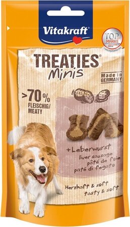 Treaties Minis met leverworst