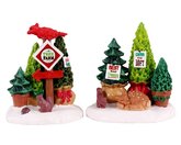 Tree Farm Display, Set Of 2 - Lemax kerstfiguren