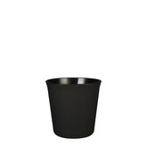 Troj pot glas zwart mat - h14xd14cm