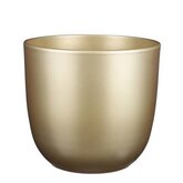 Tusca pot rond goud - h25xd28cm