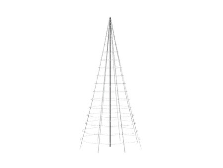 Twinkly light tree 1000L RGB/white - H6m - 2,5m lead black - excl. Pole - afbeelding 2