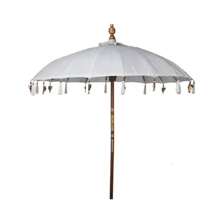 Van der Leeden Parasol Bali White 185 x 260 - afbeelding 1