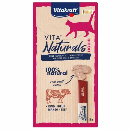 Vitakraft Vita Naturals Liquid Snack Rund 5x