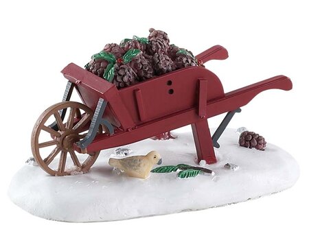 Wheelbarrow - Lemax kerstfiguren