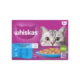 Whiskas Pouch Adult Gelei Vis Selectie Mp 12X85Gr