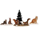 Woodland Animals, Set Of 4 - Lemax kerstfiguren