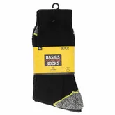 Worker Socks 5-Pack 39/42 Black